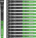 Geoleap Golf Grips Set of 13- Cord Rubber Compound Material, Hybrid Golf Club Grips, All Weather Performance.