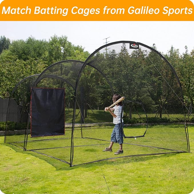 Gagalileo Batting Cage Backstop: Heavy-Duty Padding Vinyl Target with Strike Zone for Baseball & Softball Net Protector for Backyard & Training Facility