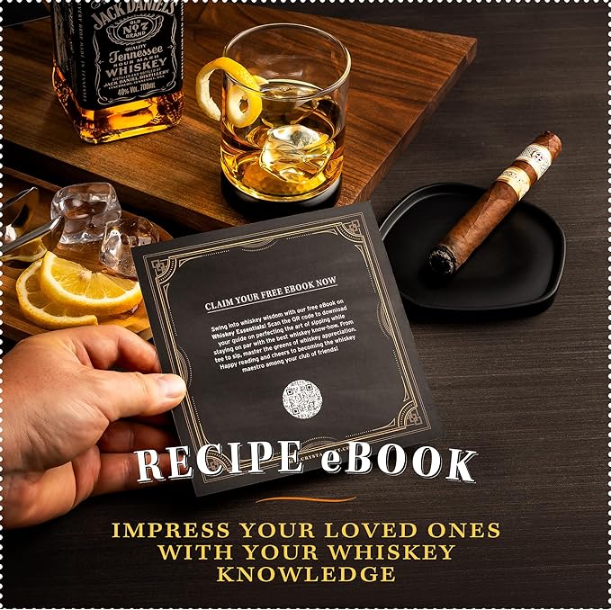 Golf Whiskey Glass Set | Golf Ball Shot Glasses | 12 oz Whiskey Glasses | Gifts for Golfers | Cool Stuff for Golfers | Birthday Gifts for Men and Women | Uncle Gift | Whiskey Presents for Golfer