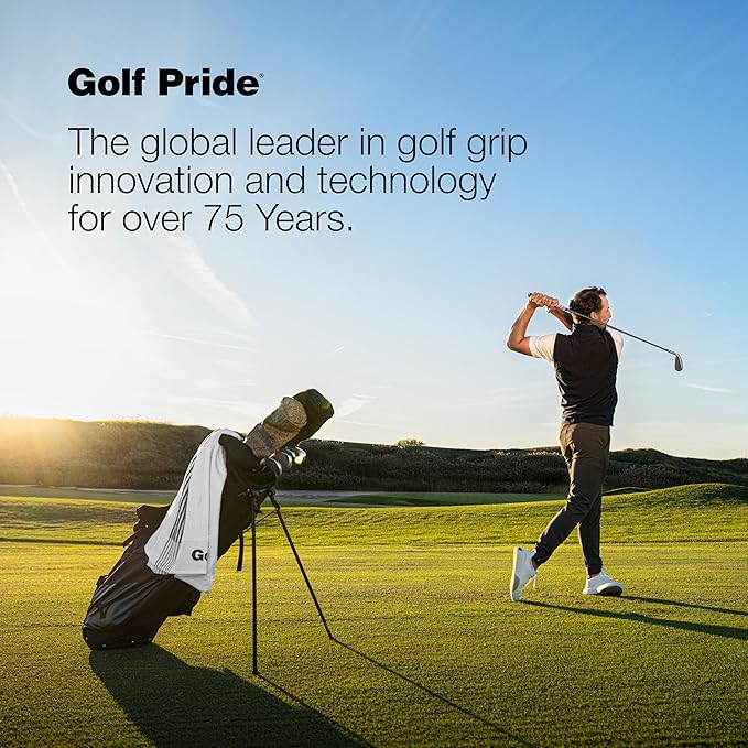 Golf Pride Tour Velvet 360 Golf Grip - Durable, Comfortable Grip Set for Clubs - Features Non-Slip Technology & a Softer Feel - White