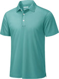 TACVASEN Mens Golf Shirt Dry Fit Mens Polo Shirts Short Sleeve Performance Golf Polos for Men with Collar Work Shirts