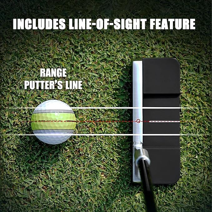PGM Golf Stand Putter for Men Women Right Handed, Single Club with Stable Low Center of Gravity, High Forgiveness Putter Golf Club with Alignment Aid