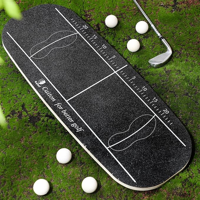 Golf Balance Board Swing Training Aid to Shift Weight Increase Consistency Trainer Gravity Transfer Golf Swing Plate Training Equipment - Strength for Chipping Hitting