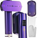 Mini Steam Iron & Travel Garment Steamer – 1200W Portable Wrinkle Remover, Handheld Clothes Steamer, 20s Fast Heating, 4 Modes, Compact Folding Design, Fabric Steamer for Home & Travel–Purple