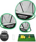 Foldable Chipping Net & Floating Green, Indoor Golf Practice Chipping Target, Backyard Golf Game & Gifts