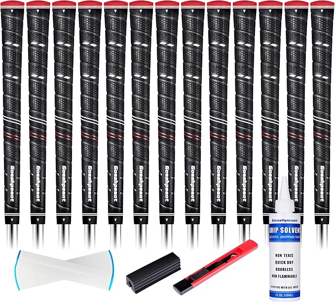 Wrap Golf Grips 13 Pack with Golf Grip Kit ,Golf Club Grips Outstanding Tackiness and Advanced Surface Texture Enhances Control