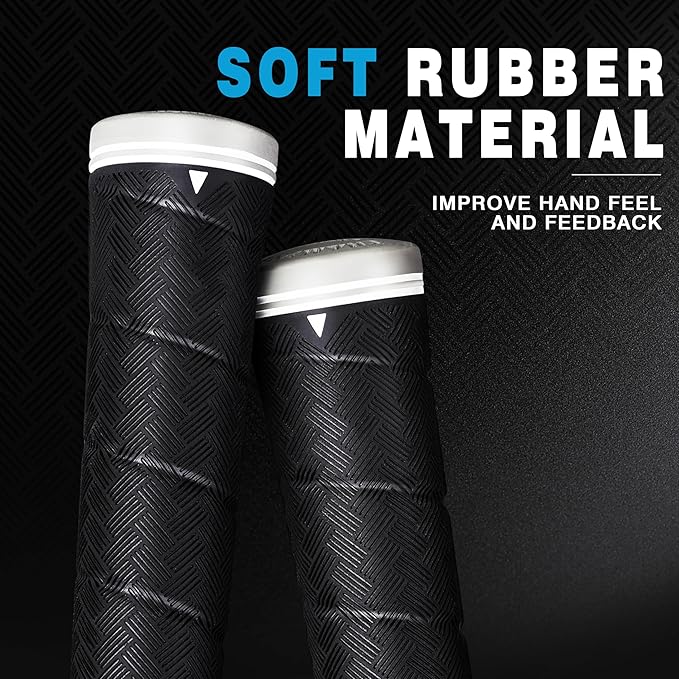 CHAMPKEY X-WEAVE Rubber Golf Grips 13 Pack with Full Repair Kits - Medium Lower Hand Golf Club Grips - Enhanced Grip and Traction Golf Grips for Men and Women
