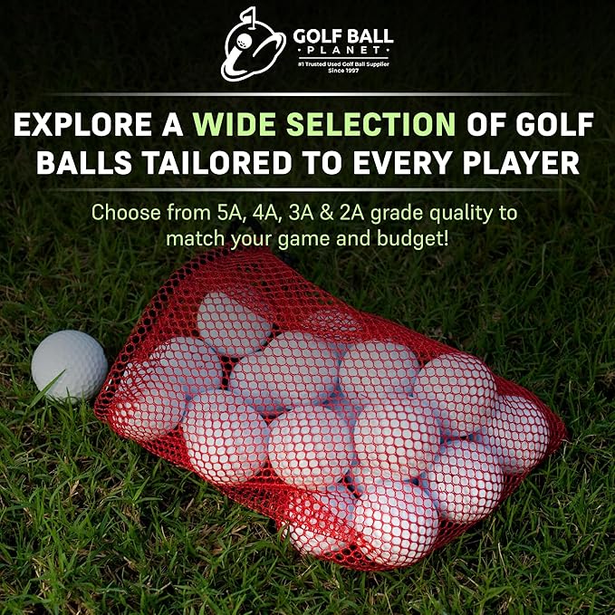 Golf Ball Planet Pro V1x 2023 3A/Good Recycled Used Golf Balls