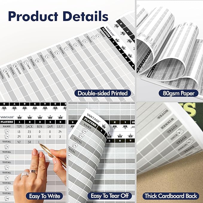 Vantasii 90 Sheets Score Pad