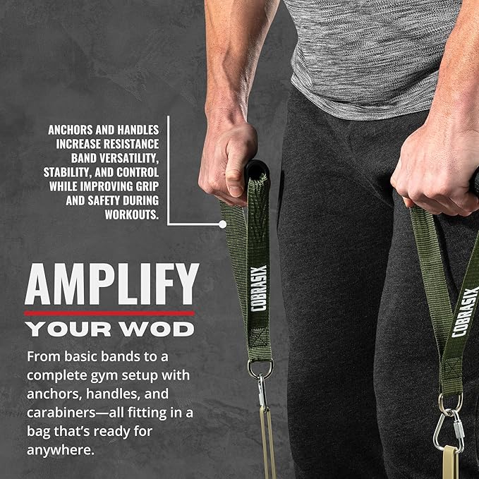 Resistance Bands | Long Resistance Bands for Working Out | Pull-Up Bands for Strength Training, Physical Therapy, Stretching, WOD | Exercise Bands for Home Gym | Workout Bands | Men and Women