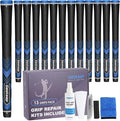 Geoleap Golf Grips Set of 13- Soft Golf Club Grips,Reduce Taper Design Provides High Traction and Performance,13 Grips with 15 Tapes and 13 Grips with All Repair Kits for Choice.