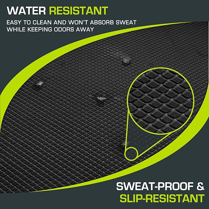 ProsourceFit Exercise Balance Pad – Non-Slip Cushioned Foam Mat & Knee Pad for Fitness and Stability Training, Yoga, Physical Therapy 15.5”x12.75”, Black