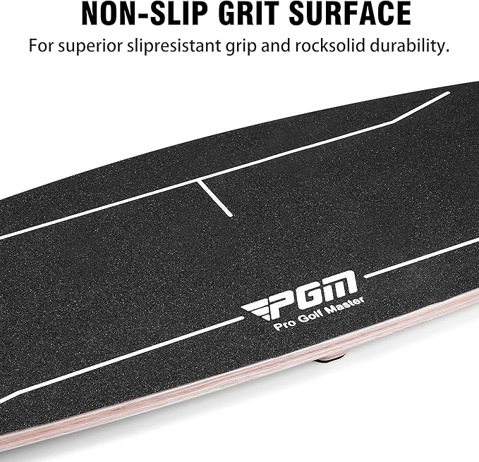 PGM Golf Pressure Plate Golf Balance Board - Gravity Transfer Board Training Aid to Shift Weight - Increase Swing Speed Training Aid Accessory Golf Balance Board for Beginners Training