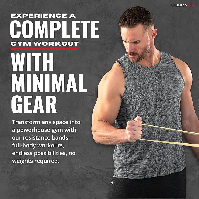 Resistance Bands | Long Resistance Bands for Working Out | Pull-Up Bands for Strength Training, Physical Therapy, Stretching, WOD | Exercise Bands for Home Gym | Workout Bands | Men and Women