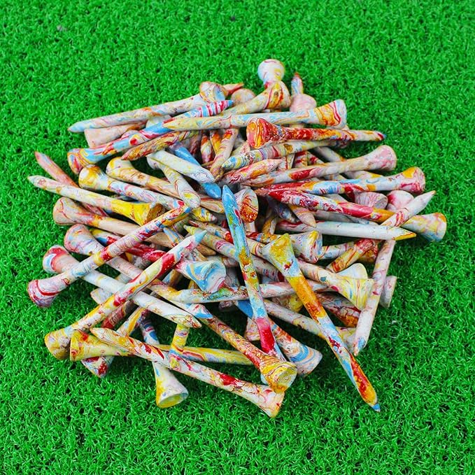 Crestgolf Golf Tee 2-3/4 inch Deluxe Tee Pack of 100