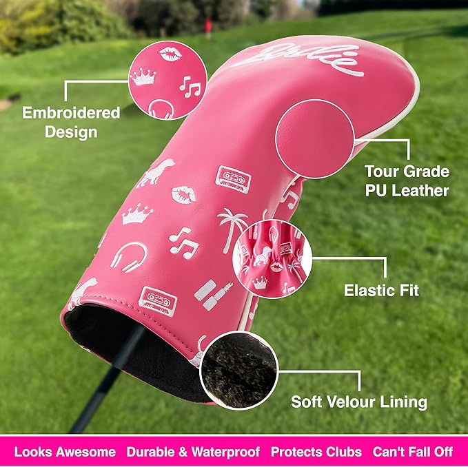 Shanker Golf Headcover - Birdie Funny Headcovers - Tour Grade PU Leather - Great Joke Golf Gift for Women - Perfect Funny Gift for Female Golfers