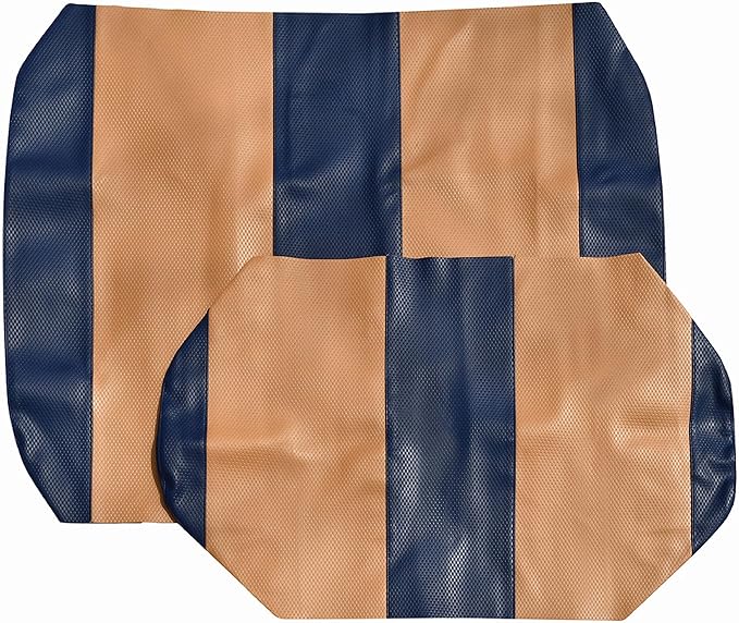 Club Car Post-2000 DS Golf Cart Front Replacement Seat Cover Set Made with Marine Grade Vinyl - Staple On Installation