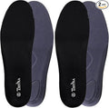 2 Pair-Insoles for Mens Memory Foam Shoe Inserts,Replacement Insoles for Work Boot Running Shoes-Shock Absorption and Cushion for Feet Relief,Comfort Inner Soles for Everyday Use Black 46EU/US13
