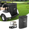 10L0L Golf Cart Cargo Bag, 2-Passenger Storage for Yamaha, EZGO TXT/RXV, Club Car DS/Precedent, No Drilling Required, 800D PVC Waterproof Rear Bench Bag Box