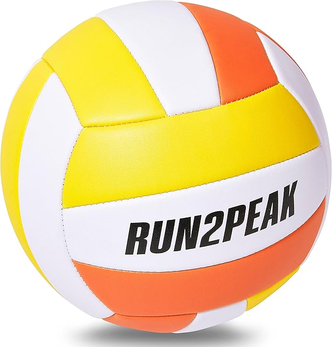Soft Touch Volleyball Ball Gifts for Teen Girls Kids Youth Team Beginners Durable Volleyballs for Outdoor Indoor Beach Pool Water Play Official Size 5 Training Practice Volley Ball
