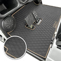 Xtreme Mats Evolution Golf Cart Floor Mat, Full Coverage Golf Cart Liner Protects OEM Flooring - Only Fits Evolution Classic Plus/Classic Pro/Forester/Turfman Carts (2022 and Prior) - Beige Trim