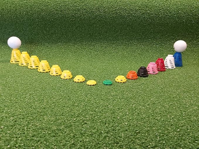 BirTee Golf Tees - PRO Speed Version with Enhanced Durability - 8 Pack. Indoor Golf Tees/Golf Simulator Tees/Winter Plastic Golf Tees