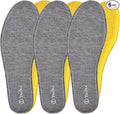 3 Pair -Shoe Inserts for Mens Memory Foam Insoles,Replacement Insoles for Work Boots Running Shoes, Cushion Shock Absorbing for Foot Pain Relief, Comfort Breathable Inner Soles Grey 44EU,US11