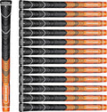 Geoleap Golf Grips Set of 13- Cord Rubber Compound Material, Hybrid Golf Club Grips, All Weather Performance.