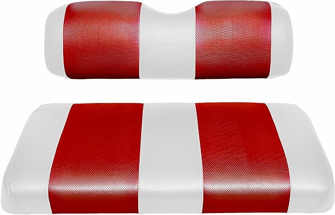 Club Car Post-2000 DS Golf Cart Front Replacement Seat Cover Set Made with Marine Grade Vinyl - Staple On Installation