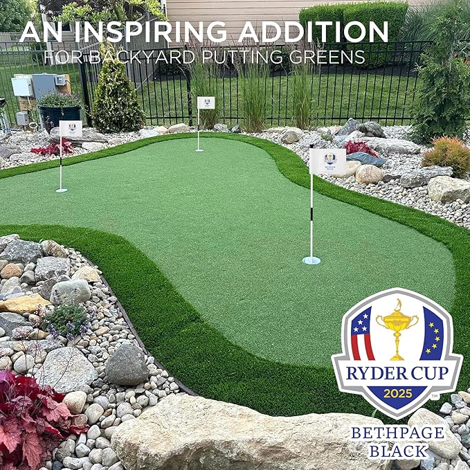 2025 Themed Mini Golf Flag, 8x6 Inch, Double-Sided Silk-Printed, Durable 420D Nylon, Ideal for Backyard Practice Putting Green