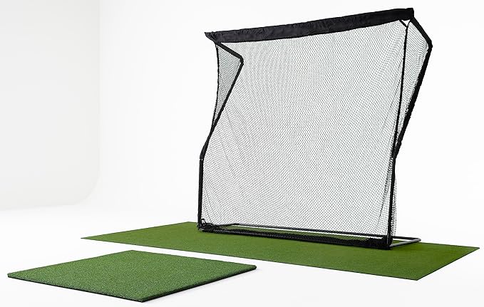 SkyTrak Golf Practice Hitting Net - 8.5' x 8.5', Black Nylon Golf Net
