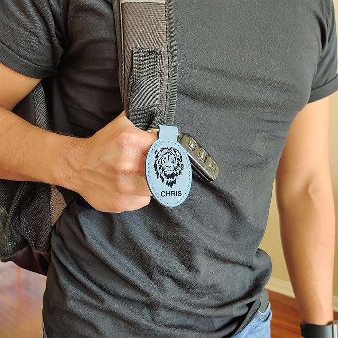 LaserGram Oval Keychain, Water Polo, Personalized Engraving Included