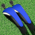 FINGER TEN Golf Club Head Covers Woods Hybrids 1/2/3/4 Pack, Headcovers Men Women 3 5 7 X with Interchangeable Number Tag, Fit All Wood Hybrid Clubs
