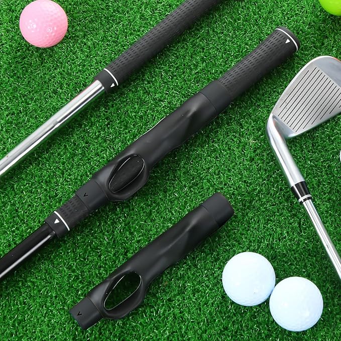 Soulchen 8 Pack Golf Grip Trainer, Golf Training Aid, Swing Trainer Club Grips Accessories for Right Handed Club Grip Equipment to Help Correct Hand Position