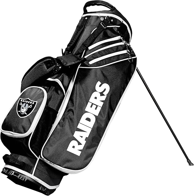 Team Golf NFL Team Golf NFL Birdie Stand Golf Bag, Lightweight, 14-Way Club Divider, Spring Action Stand, Insulated Cooler Pocket, Velcro Glove and Umbrella Holder & Padded Handles