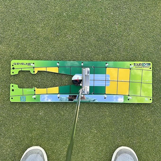 Genuine EyeLine Golf Alignment Putting Mirror - Top Training Aid on The PGA Tour - See Rapid Improvement - Helps Beginner, Junior, and Scratch Golfers