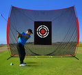 Golf Practice Net Backyard: Durable Swing Training Target – Indoor Outdoor Garage Home Use – Portable for Adults & Men Golfer Beginners