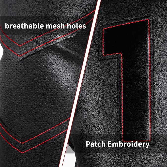 Craftsman Golf Club Cover Driver Head Cover Golf Headcover Premium Solid Black Leather Driver Headcovers for Golf Clubs