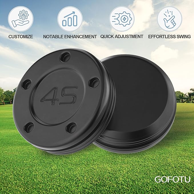Golf Club Head Custom Weight 2pcs 5g/10g/15g/20g/25g/30g/35g/40g/45g Fit Titleist Scotty Cameron Golf Club Putters Newport Black Choose oneBlack