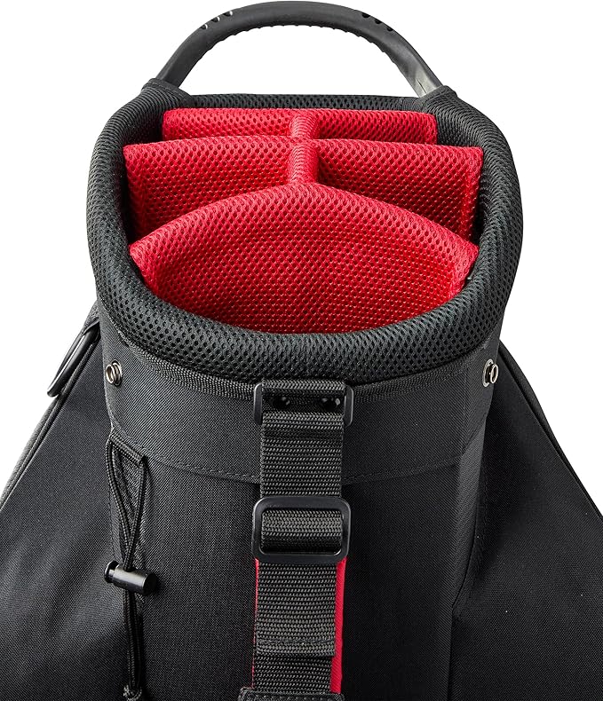 Wilson Senior Profile Complete Golf Set with Cart Bag - Right Hand, Senior, Red/Black/Silver