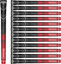 Geoleap Golf Grips Set of 13- Cord Rubber Compound Material, Hybrid Golf Club Grips, All Weather Performance.