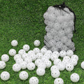 Coopay 72/150/300 Pack Practice Golf Balls, 42mm Plastic Golf Training Balls with a Drawstring Bag Hollow Sports for Swing Practice Driving Range Backyard Home Indoor Outdoor Use