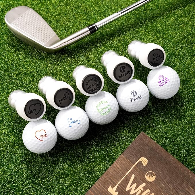 callie Personalized Golf Ball Stamp - Custom Monogram Name, 4 Colors | Ball Stamper Marker, Golf Accessories Gifts