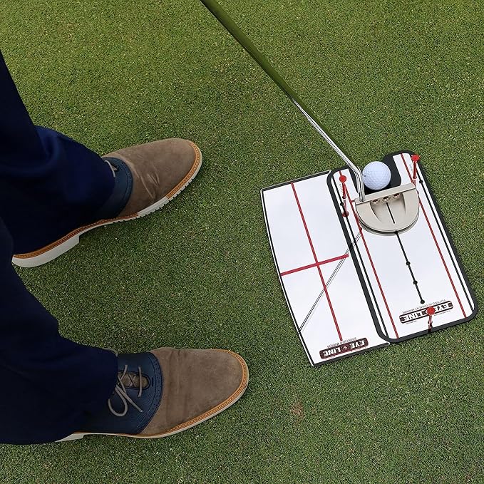 Genuine EyeLine Golf Alignment Putting Mirror - Top Training Aid on The PGA Tour - See Rapid Improvement - Helps Beginner, Junior, and Scratch Golfers