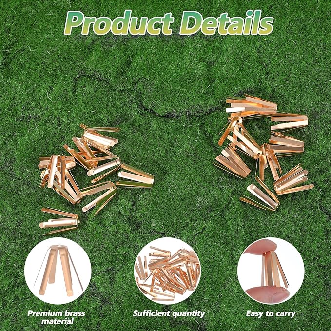 10Pcs Universal Brass Golf Shaft Adapter Shims, Fits .335, .350, .355, .370 Iron Shafts, Golf Ferrules for Golfs Enthusiasts, Professionals