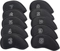 10Pcs/Pack New Meshy Golf Iron Covers Set Golf Club Head Cover Fit Most Irons