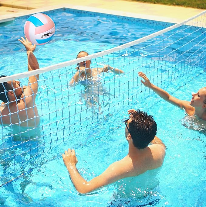 Soft Touch Volleyball Ball Gifts for Teen Girls Kids Youth Team Beginners Durable Volleyballs for Outdoor Indoor Beach Pool Water Play Official Size 5 Training Practice Volley Ball
