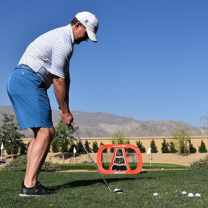 GoSports Chipster Pop-Up Golf Chipping Practice Net - Training Aid for Precision and Distance - Outdoor and Indoor Practice - Golf Gift