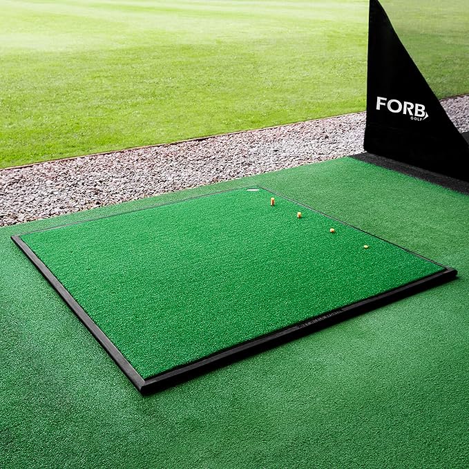 FORB Golf Hitting Mats | Premium Quality Golf Mats to Improve Your Swing | Golf Practice Mat | Driving Range Mat | 8 Styles with Optional Upgrades