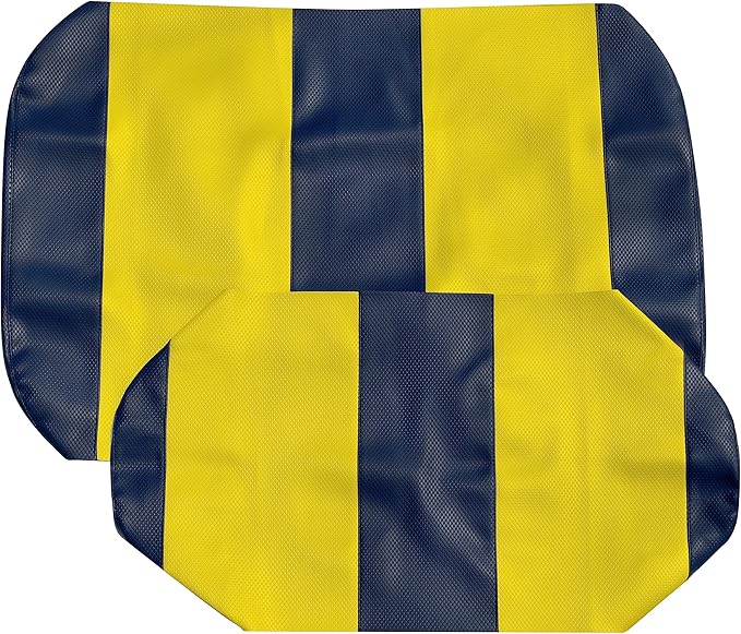 Club Car Post-2000 DS Golf Cart Front Replacement Seat Cover Set Made with Marine Grade Vinyl - Staple On Installation